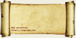 Jana Stanimirović vizit kartica